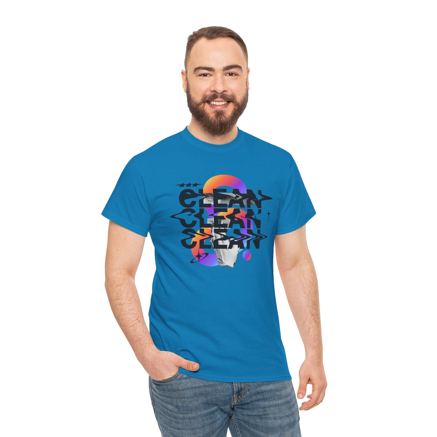 Abstract Neon Fusion Tee